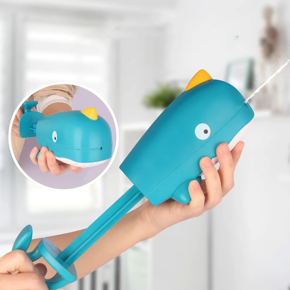 

Baby Bath Toys Cartoon Animal Pull Type Water Sprinkler Fun Beach Game Gun Water Spray for Baby Shower Swimming Toys