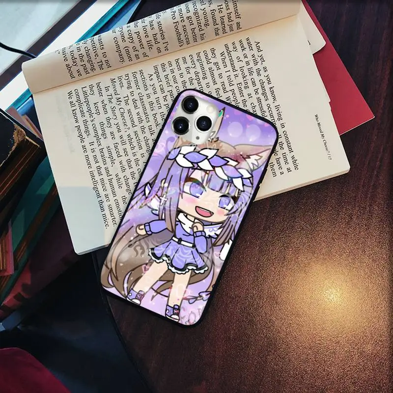 

Gacha Life game cute Phone Cases for iPhone 11 12 pro XS MAX 8 7 6 6S Plus X 5S SE 2020 XR Soft silicone Shell Cover funda capa