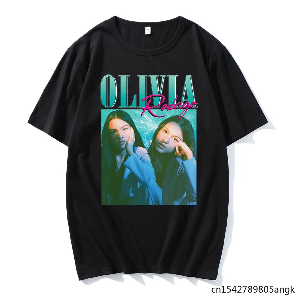 

2021 Fashion Hot Sale Summer Anime Sour New T-shirt Olivia Rodrigo Printed O-neck High Quality Oversized And Comfortable