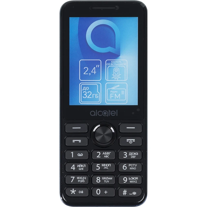 Мобильный телефон Alcatel OneTouch 2003D синий 2Sim 2.4&quot TFT 240x320 0.3Mpix|Смартфоны| |
