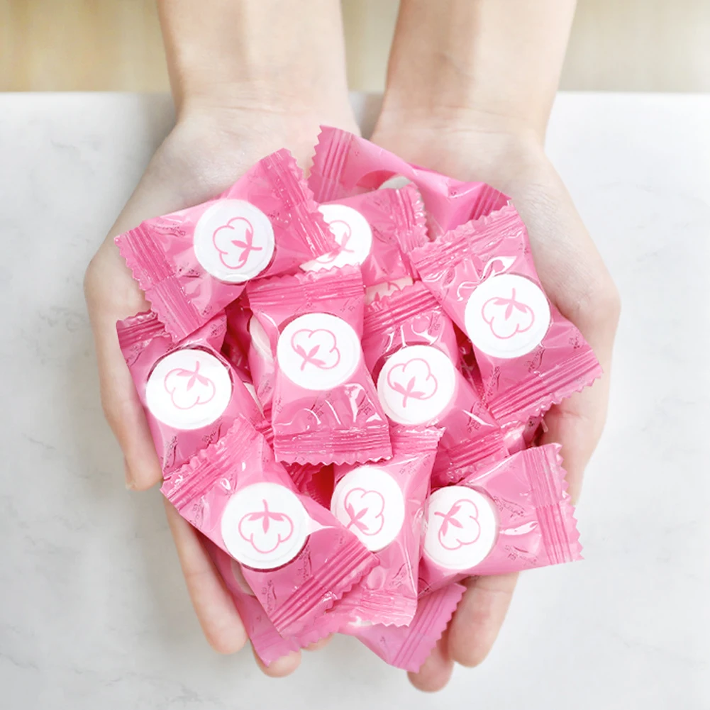 Одноразовые мини-полотенца в виде капсул бумажные салфетки для путешествий и