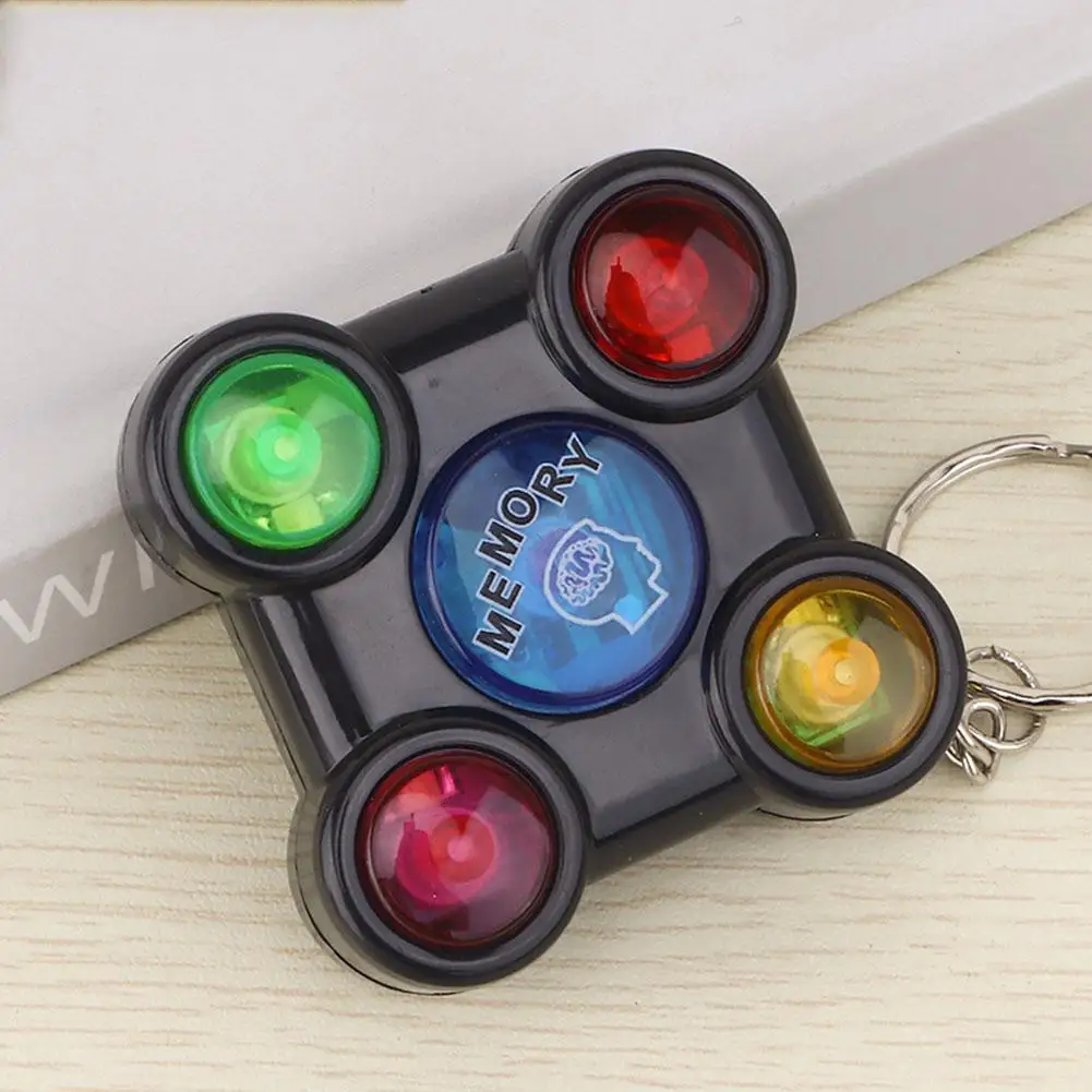 

1PC Adults Kids Stress Relief Toy Portable Colorful Game Gamepad Cube Memory Shape Keychain Breakthrough Gadget Maze Educat Z4K0
