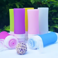 new portable cosmetic refillable silicone bottle traveler lotion bath shampoo containers refillable bottles