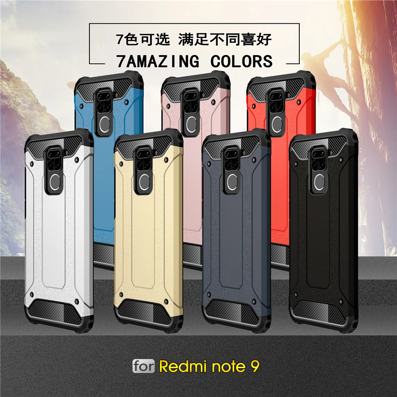 

For Case Xiaomi Redmi 10X Case 6.53" Bumper Shockproof Hybrid Armor Full Cover For Redmi 10X Cover For Redmi 10 X 9S 9 Pro Case