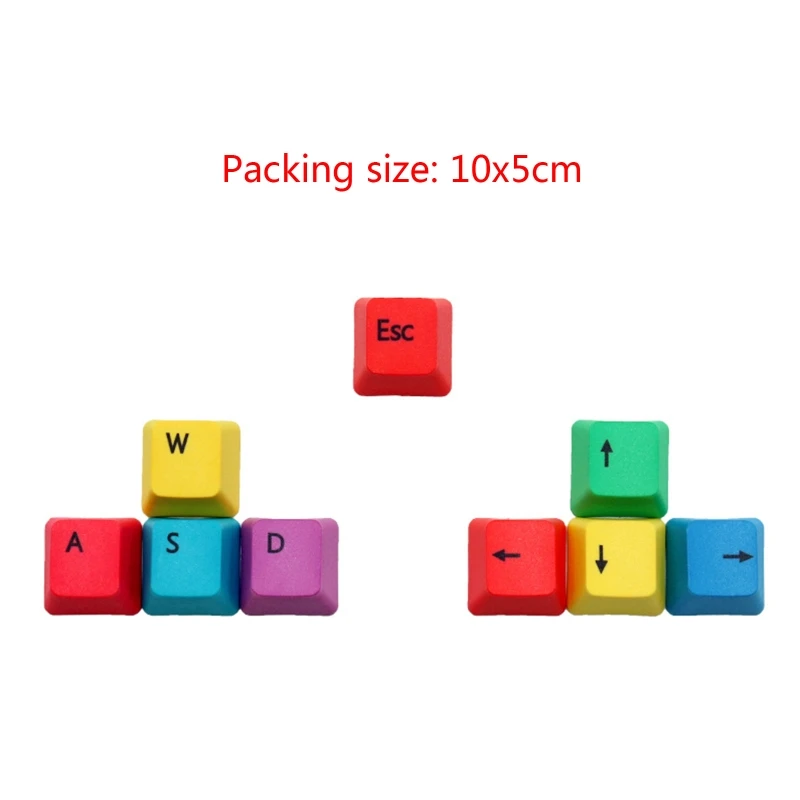Сменные механические колпачки клавиатуры WASD OEM профиль PBT RGBY модификаторы 9