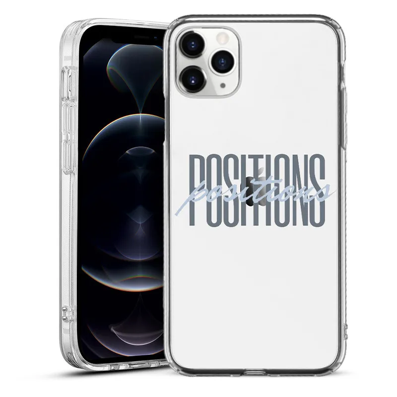 

Ariana Grande Positions Clear Silicone Phone Case For iPhone 12 11 Pro MAX SE 2020 6 6S XS Max XR X 7 8 Plus Soft TPU Cover Capa