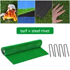 200*200 см искусственное травяное ковровое покрытие Настоящее сенсорный Искусственные растения газонный мох искусственный ковыль Декорации для ландшафтного дизайна, самодельный коврик Домашний декор