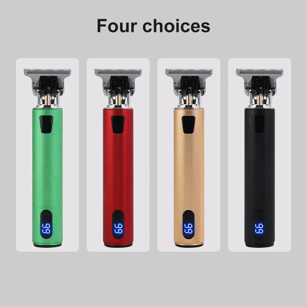 

Rechargeable USB T9 Hair Clipper Professional Electric hair trimmer Barber Shaver Trimmer Beard 0mm Men Hair Cutting Machine