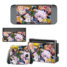 Vinyl Screen Skin Hunter X Hunter Protector Stickers for Nintendo Switch NS Console + Controller + Stand Holder Skins Vinyl