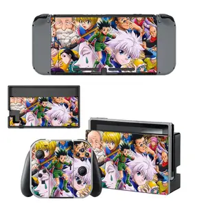 vinyl screen skin hunter x hunter protector stickers for nintendo switch ns console controller stand holder skins vinyl free global shipping