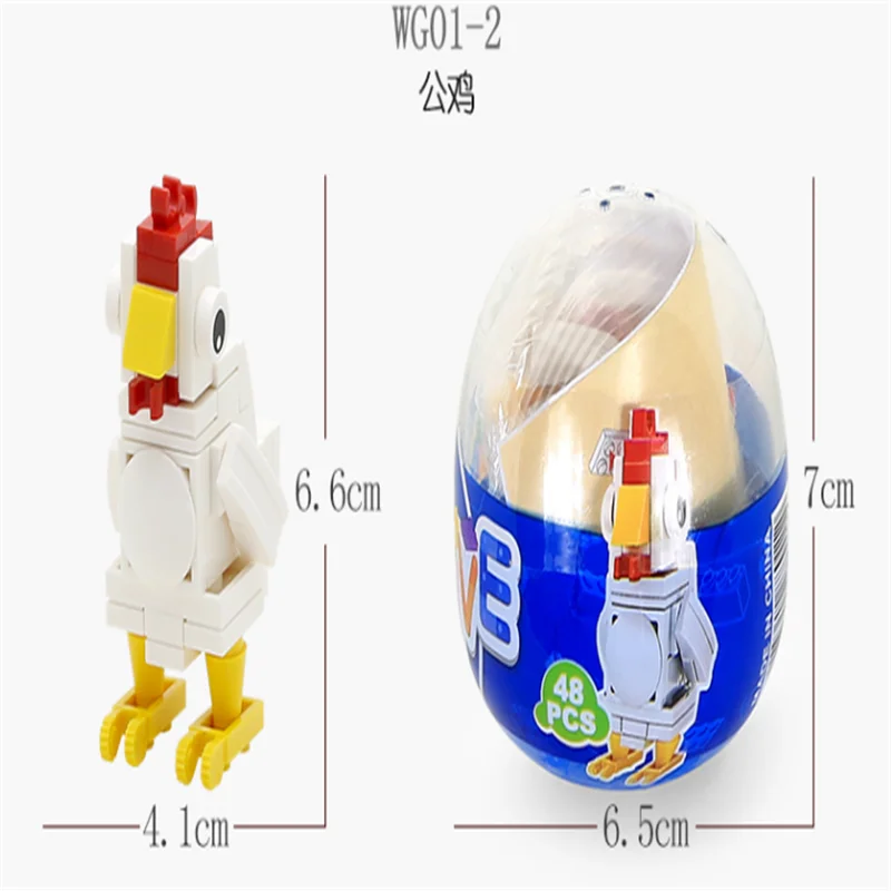 12 животных маленькие интересные капсульные яйца креативные игрушки фигурки
