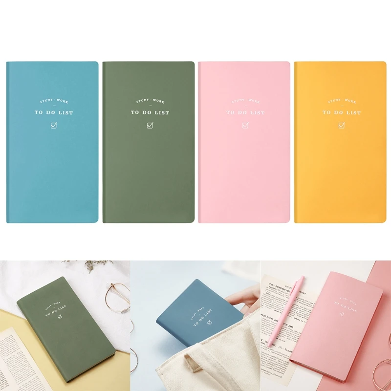 

PU Leather to Do List Notebook Schedule Book Diary Weekly Planner Notepad School Office Supplies