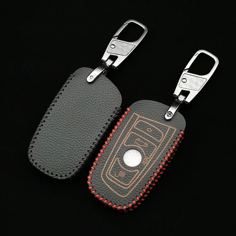 

For BMW 520 525 f30 f10 F18 118i 320i 1 3 5 7 Series X3 X4 M3 M4 M5 New Style Soft Leather Car Key Case Protection Cover