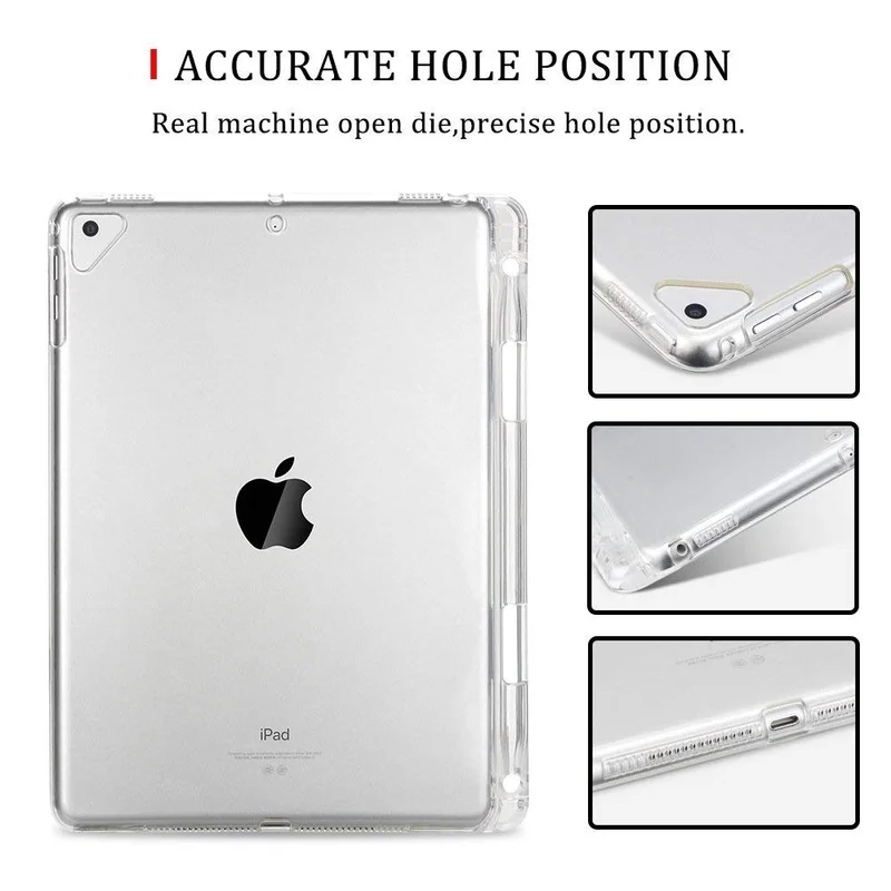 Новинка чехол для iPad 2017/2018 9 7 дюйма с держателем карандаша Air 1/2 Pro Новый планшетов