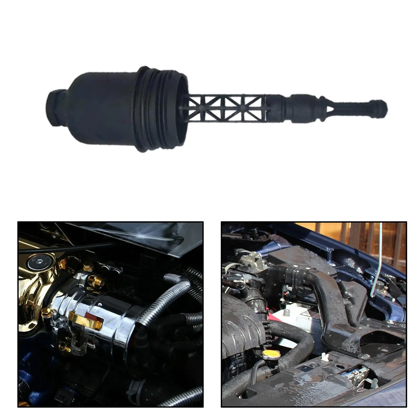 

Engine Oil Filter Housing Caps Cover Replacements 2711800238 for Mercedes C-Class CLK E-Class Sprinter SLK