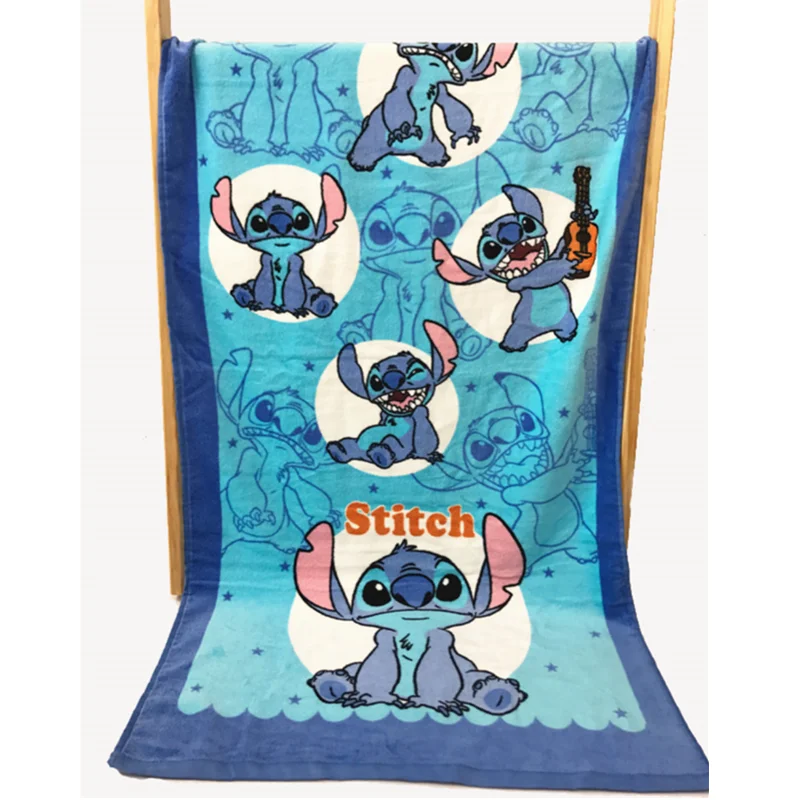 

Disney Towel Bath Towel 100% Cotton Stitch Beach Towel Swimming Towel Bath Towel Cartoon Boy Girl Baby Bath Towel Gift 60x120cm