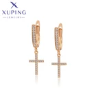 Xuping ювелирные изделия Новое поступление модные серьги золотого цвета в форме Креста для женщин подарок A00858607
