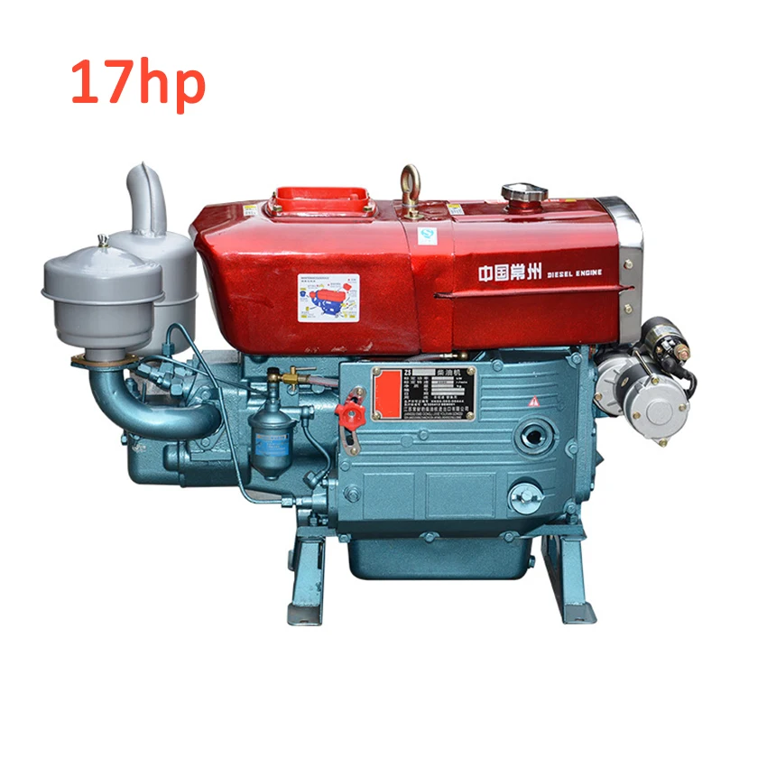 

Сельскохозяйственные одноцилиндровый дизельный двигатель с водяным охлаждением дизельный двигатель ZS1105 лодка Мощность электрический диз...