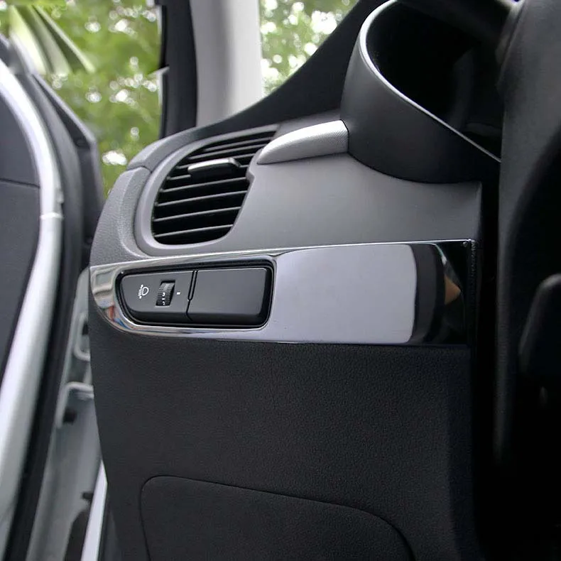 For Kia Rio 4 X-line 2018 2019 Car Interior Accessories Stainless Steel Headlight Switch Buttons Cover Trim Styling Stickers | Автомобили