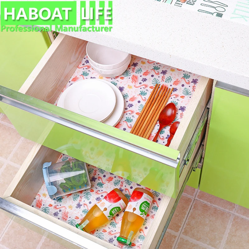 Коврик для шкафа с принтом утолщенный водонепроницаемый кухонный коврик