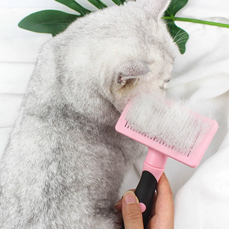 

Cat Comb Remove Hair Brush Dog Massage Stainless Steel Grooming Tool Dogs Flea Brushes Puppy Fur Accessories Pets Products