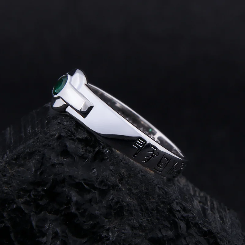 Anime Persona 5 Futaba Sakura Cosplay S925 Sterling Silver Finger Ring Men Women Fashion Adjustable Jewelry Xmas Gift | Тематическая