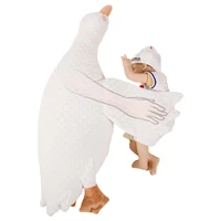 big white goose stuffed animal plush toy newborn comfort soothing pillow baby sleeping artifact gifts for boys girls children