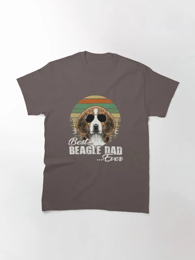 

Лучшая футболка Beagle Dog Dad Ever, Классическая футболка в подарок