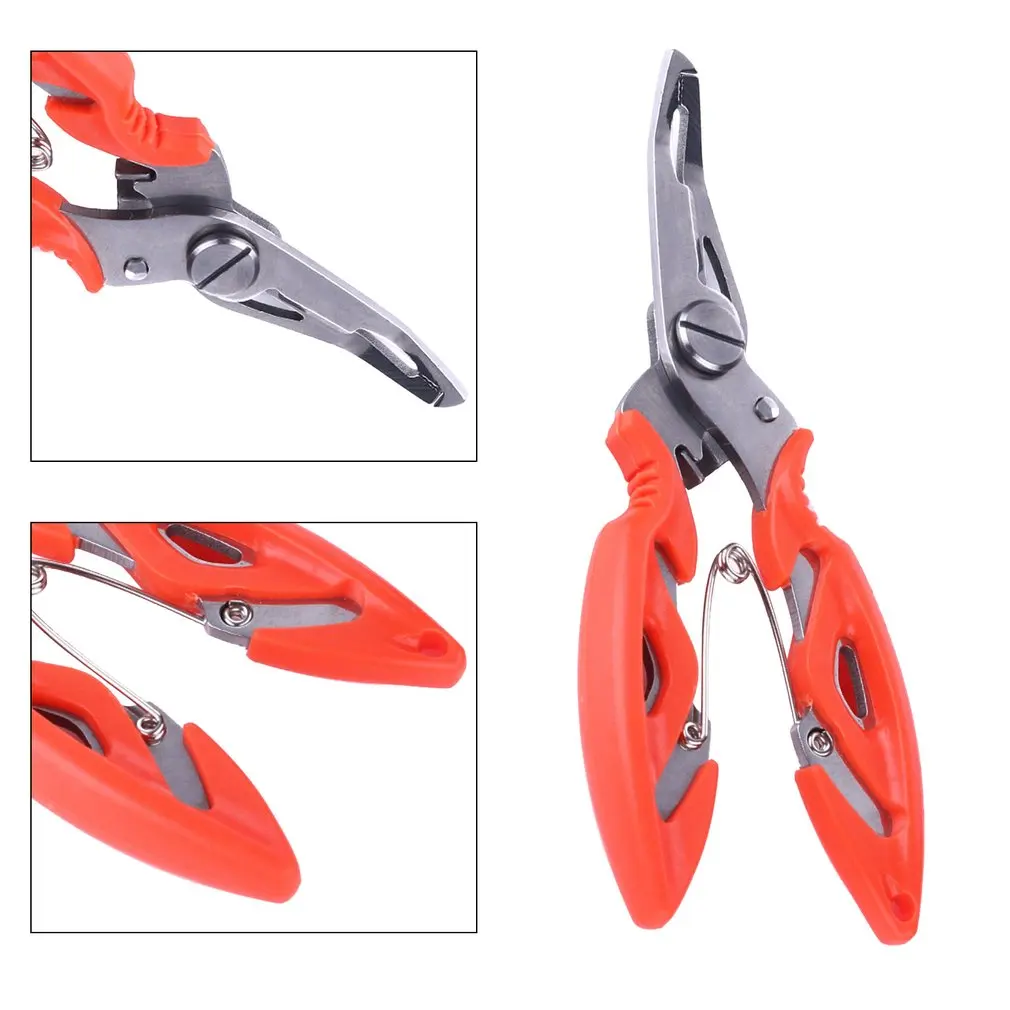 

Multifunctional Fishing Plier Scissor Line Cutter Bait Hook Remover Plier Stainless Steel Fishing Scissor Plier Fishing Tools