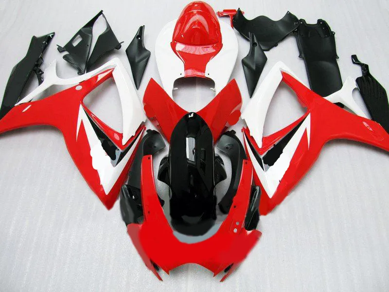 Комплект обтекателей для мотоцикла GSXR600 750 K6 06 07 GSXR 600 GSXR750 2006 2007 модный белый