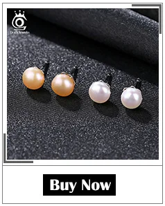 ORSA JEWELS, женские серьги-гвоздики с натуральным пресноводным жемчугом, 8 мм, белый, розовый жемчуг, 925 пробы, серебро, Женские Ювелирные изделия для вечеринки RSE86