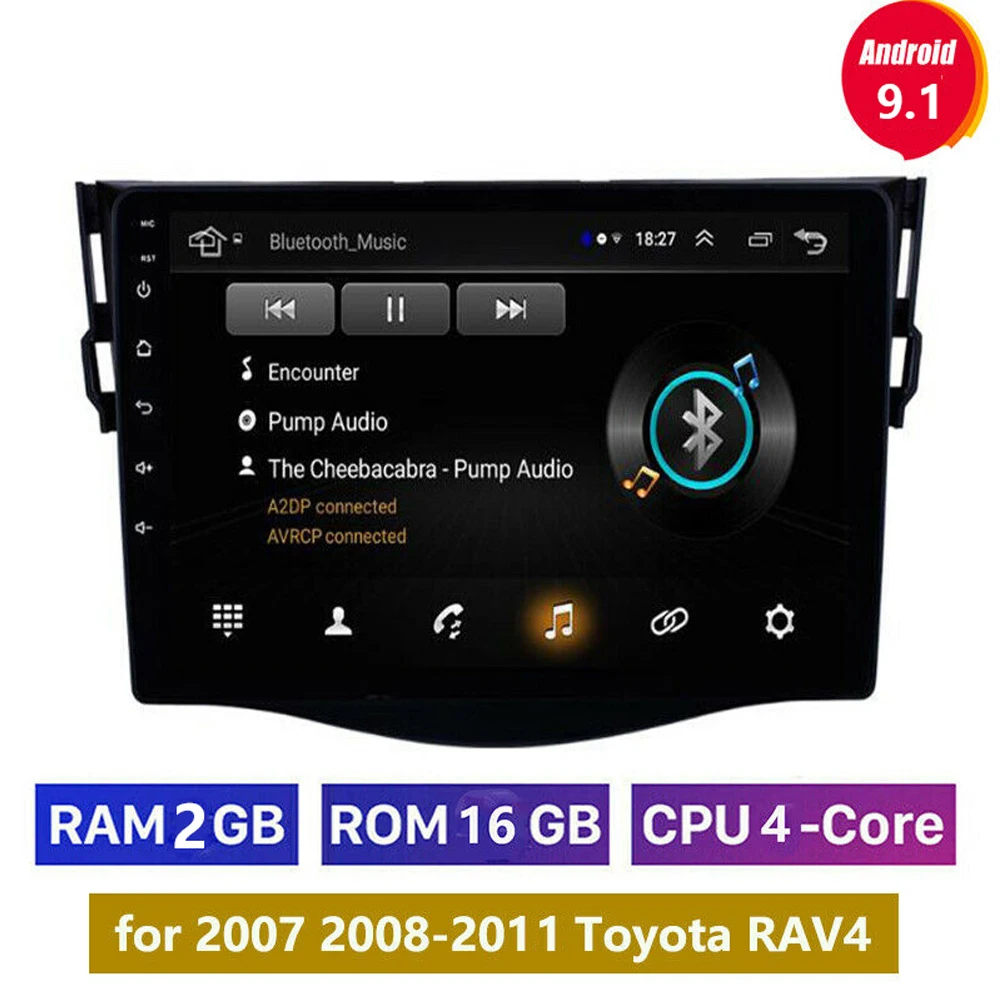 2.5D 9 &quotAndroid 1 2 32G автомобильный радиоприемник для Toyota RAV4 Rav 4 2007 2011 2din