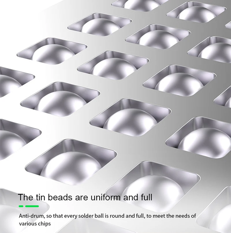 

Sunshine Rl-601q 6in1 Planting Tin Template Fixture For Iphone X-11pro Max Motherboard Middle Frame Bga Reballing Stencil Tools