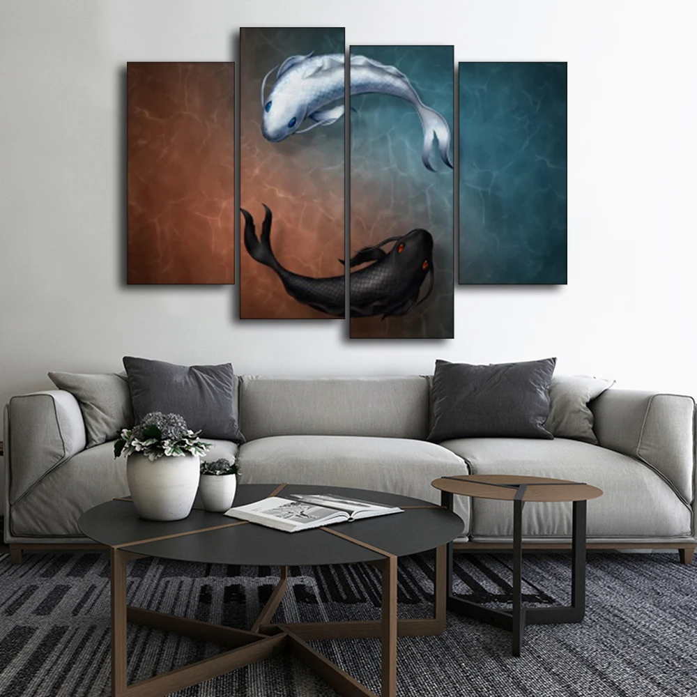 Фотообои Laeacoo Yin and Yang домашние декоративные настенные картины для гостиной
