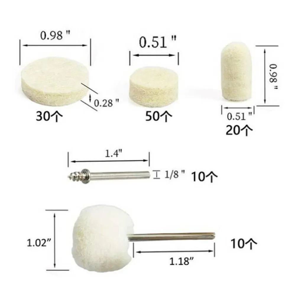 

Mix Polishing Pad Reusable Wheel Workshop Cleaning Equipment For Ferrous Metal