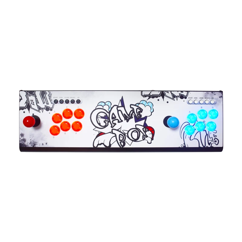 

IYO Raspberry pi 3B+ Recalbox Video Game Machine 14000 Games Pre-installed HDMI-compatible Arcade Joystick Buttons Game Machine