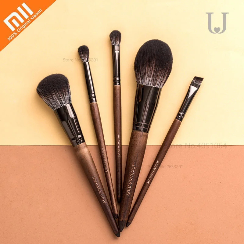 

Xiaomi Jordan&Judy Makeup Brush Powder Blush Brush Eye Shadow Brush Sandalwood Set Brush Full Beauty Tools