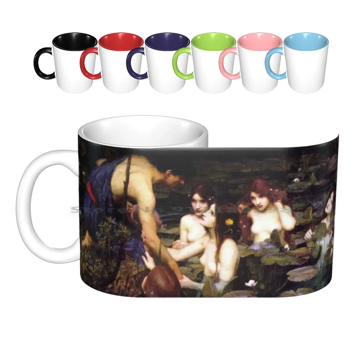 

Hylas And The Nymphs John William Waterhouse Ceramic Mugs Coffee Cups Milk Tea Mug John William Waterhouse Hylas Womens