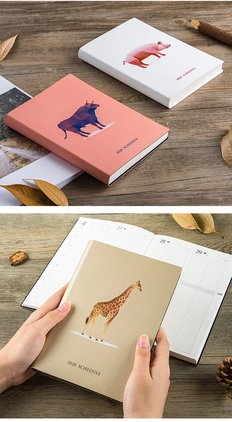Kawaii записная книжка-органайзер планировщик Органайзер B6 дневник расписание Сетка Журнал милые животные записная книжка назад в школу путешествия Handboo