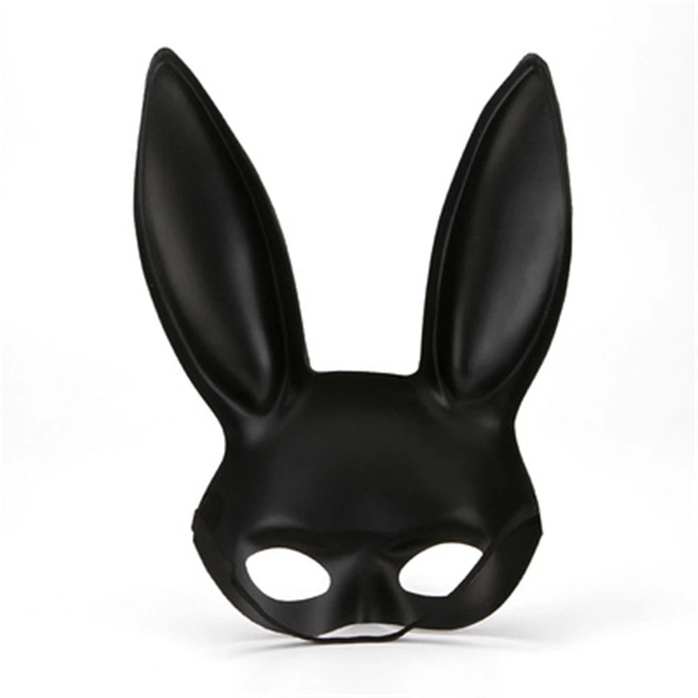 Маска-Кролик для взрослых роскошное сексуальное платье-Кролик маска на половину