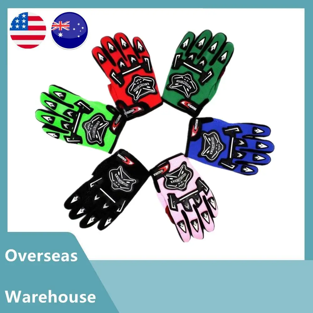 

A Pair Full Finger Guantes Motorcycle Racing Gloves Aaccessories For Kids Motocross Bicycle Dirt Pit Bike Cycling Glove