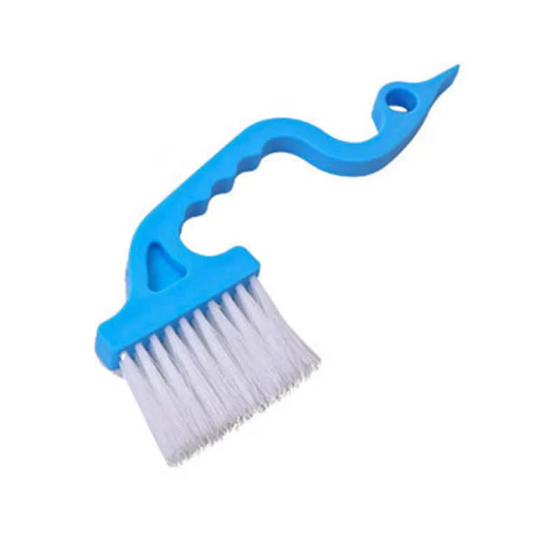 style 1 blue Креативная ручная щетка для чистки многоцелевой паз для двери и окна узкая щетка клавиатура кухонная щетка для чистки инструменты для уборки дома - Цвет: style 1 blue