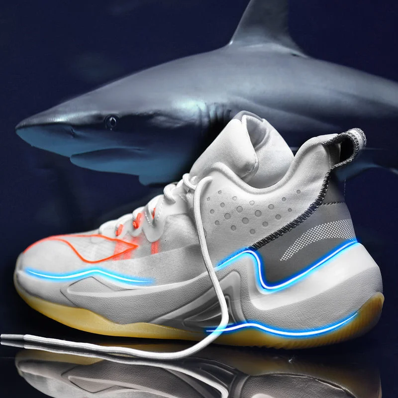 

Fashion men's shoes high top basketball shoes students breathable combat boots autumn winter sports shoes outdoor indoor sneaker