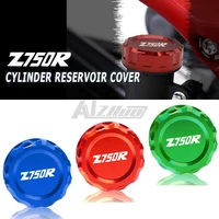 motorcycle accessories cylinder reservoir cover for kawasaki z750r 2011 2014 upper pump cover z 750 r z750 r 2012 2013 aluminum