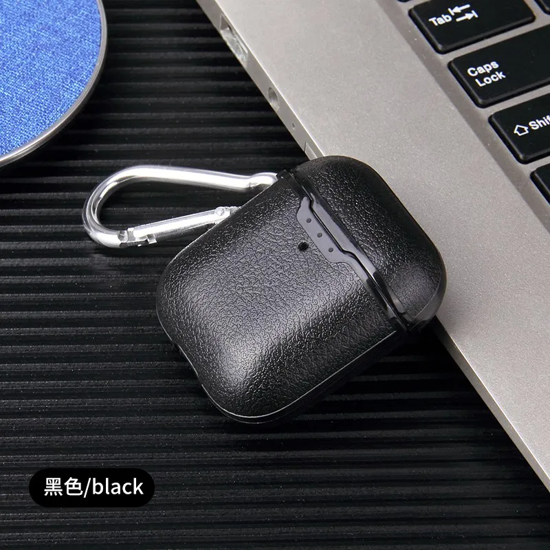 Для AirPods Pro 3 чехол Роскошная кожа личи/углеродное волокно силиконовый защитный чехол для Airpods 2 AirPods 3 Bluetooth чехол для наушников