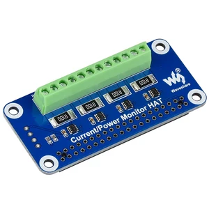 4-канальный монитор токанапряжениямощности HAT для Raspberry Pi, интерфейс I2CSMBus для Raspberry Pi 4 Модель B3B +3BZero
