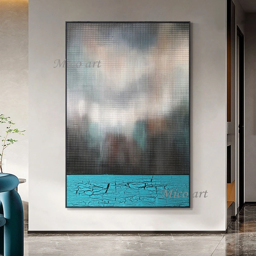 

3D Thick Oil Paint Wall Decor Abstract Pure Handmade Oil Painting Unframed Decoration Painting Canvas Art High Quality Panel