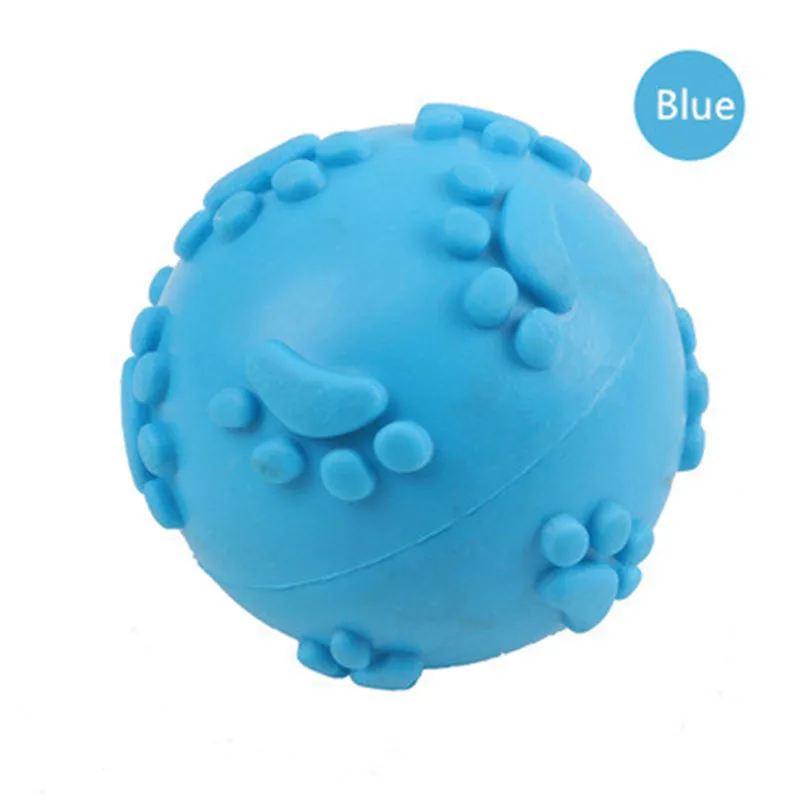 Забавная игрушка-мяч для собаки с принтом лапки яркие пищащие игрушки собак