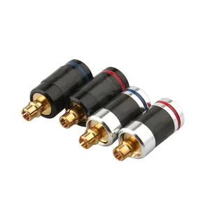 Штекер для наушников для разъема MMCX SE535 SE215 SE846 ED5, аудиоразъем из углеродного волокна, паяльные клеммы для динамиков, адаптер для наушников