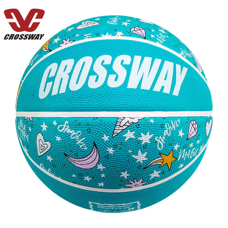 Резиновый баскетбольный мяч CROSSWAY для взрослых оборудование тренировок
